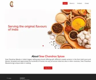 Sreechandraa.com(Sree Chandraa Spices) Screenshot