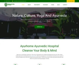 Sreechithraayurhome.com(Sree Chithra AyurHome) Screenshot