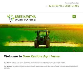 Sreekavithaagrifarms.com(Agri Farms for Sale in Visakhapatnam) Screenshot