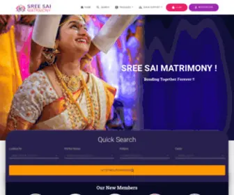 Sreesaimatrimony.com(SREE SAI MATRIMONY) Screenshot