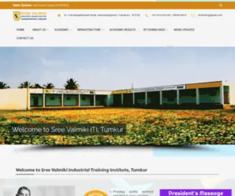 Sreevalmikiiti.org(Industrial Training Institute) Screenshot