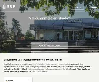 Srfab.net(Stockholmsregionens Försäkring AB) Screenshot