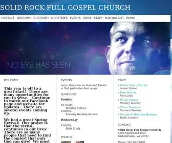 SRFGC.org(Solid Rock Full Gospel Church) Screenshot