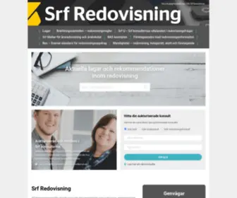 SRfredovisning.se(Lagar och rekommendationer inom redovisning) Screenshot