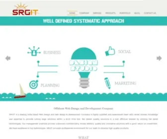 Srgit.com(SRGIT Offshore web design and development Company) Screenshot