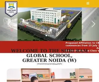 SRGsnoida.com(Shri Ram Global School) Screenshot