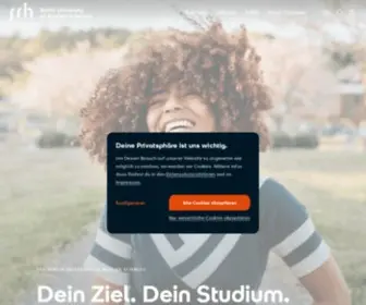 SRH-Berlin.de(SRH Berlin University of Applied Sciences) Screenshot