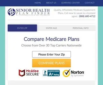 Srhealthplanfinder.com(Senior Health Plan Finder) Screenshot