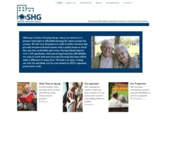 Srhousinggroup.com(Senior Housing Group) Screenshot