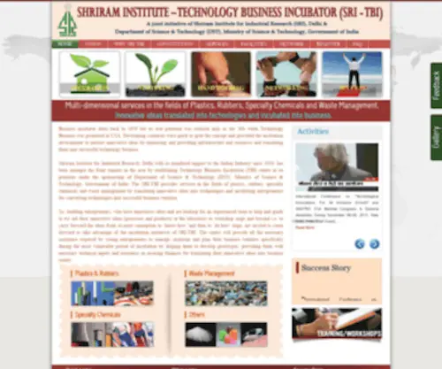 Sri-Tbi.org(TBI in Delhi) Screenshot