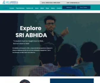 Sriabhida.com(Sri Abhida) Screenshot