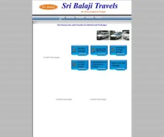 Sribalajitravels.co.in(Sri Balaji Travels) Screenshot