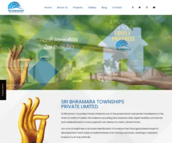 Sribhramara.com(Sri Bhramara Townships) Screenshot