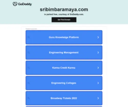 Sribimbaramaya.com(Sribimbaramaya) Screenshot