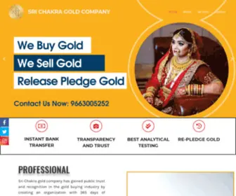 Srichakragoldcompany.com(Sri Chakra Gold Company) Screenshot