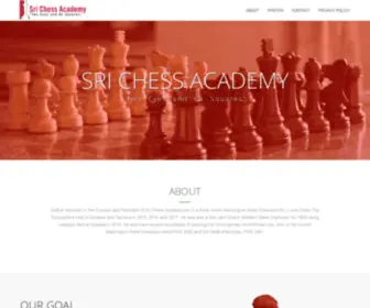 Srichessacademy.com(Sri Chess Academy) Screenshot