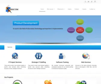 Sricominc.com(Sricom) Screenshot