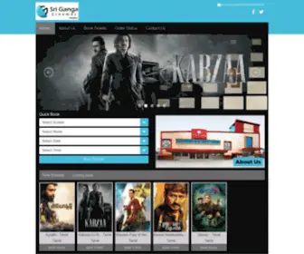 Srigangacinemas.com(Sri Ganga Cinemas Dolby Atmos) Screenshot