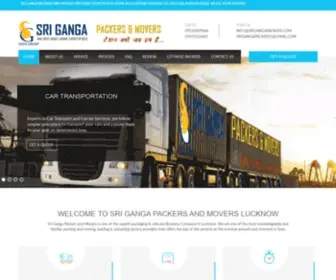 Srigangapackers.com(Sri Ganga Packers and Movers Lucknow) Screenshot