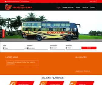 Srigodavaritravels.com(Sri Godavari Travels) Screenshot