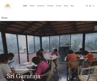 Srigururajaacademy.com(Sri Gururaja Academy) Screenshot