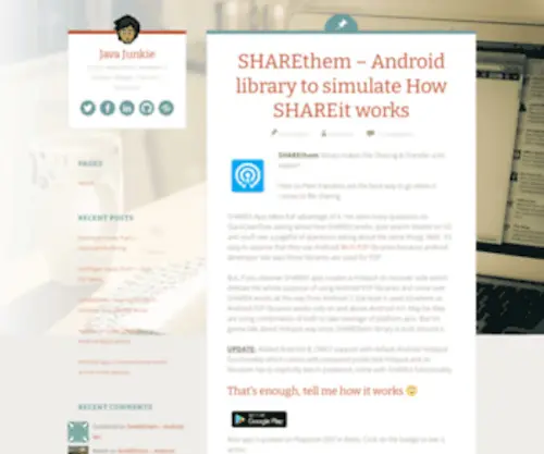 Srihary.com(Mobile Applications Developer) Screenshot