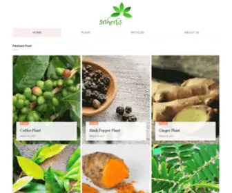 Sriherbs.com(Divine plant) Screenshot