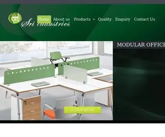 Sriindustries.in(Modular Furniture Manufactures) Screenshot