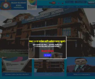 Srijana.edu.np(Srijana Secondary Boarding School) Screenshot