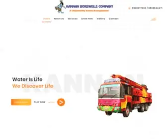 Srikannanborewells.com(Kannan Borewells) Screenshot