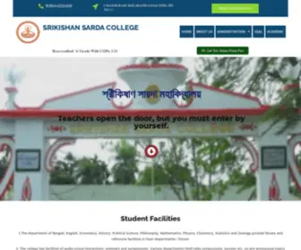 Srikishansardacollege.edu.in(Just another My Website site) Screenshot