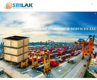 Srilak.com(Export and Import Cargo) Screenshot