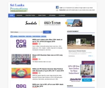 Srilanka-Promotions.com(Sri Lanka Promotions) Screenshot