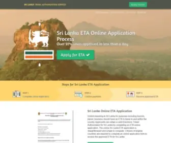 Srilanka-Visaonline.com(Sri Lanka Online Visa) Screenshot