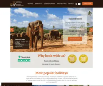 Srilankaholidayarchitects.com(Sri Lanka Holiday Architects) Screenshot