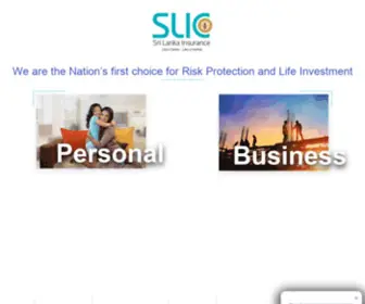 Srilankainsurance.com("Like a father) Screenshot