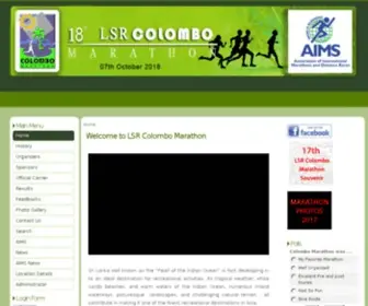 Srilankamarathon.org(Colombo Marathon) Screenshot