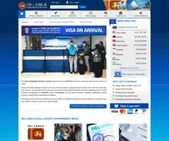 Srilankavisa.lk(Apply Visa to Sri Lanka) Screenshot