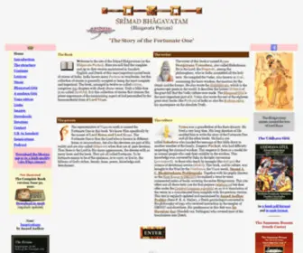 Srimadbhagavatam.org(Srimad Bhagavatam (Bhagavata Purana)) Screenshot