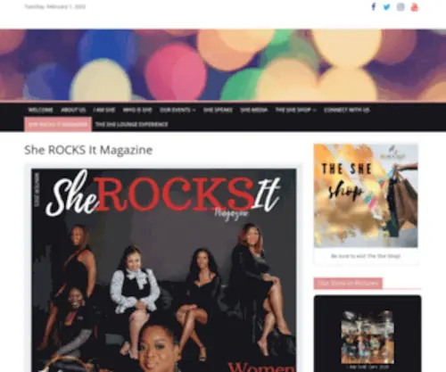 Srimagazine.com(She ROCKS It Magazine) Screenshot