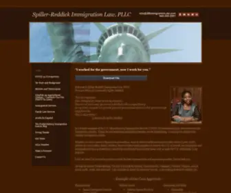 Srimmigrationlaw.com(Spiller-Reddick Immigration Law, PLLC) Screenshot