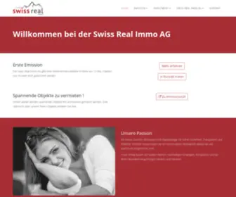 Srimmo.ch(Willkommen bei der Swiss Real Immo AG) Screenshot