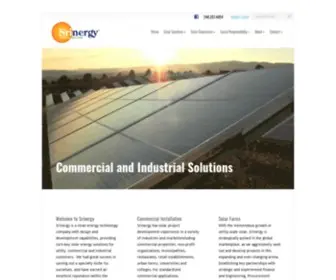 Srinergy.com(Leading Solar Installation Internationally) Screenshot