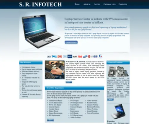 Srinfotechkolkata.com(Laptop service center kolkata) Screenshot