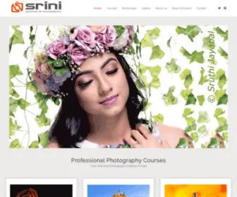 Sriniinstitute.org(Professional Photography Courses) Screenshot