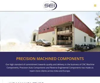 Srinuengg.in(Precision Components) Screenshot