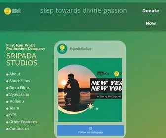 Sripadastudios.com(A Step Towards Divine Passion) Screenshot