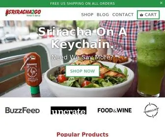 Sriracha2GO.com(Sriracha Accessories For Hot Sauce Lovers) Screenshot
