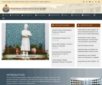 Sriramakrishna.org(RKM Institute of Culture) Screenshot