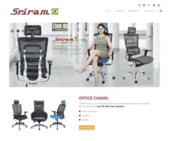 Sriramindia.com(Sriram office furniture) Screenshot